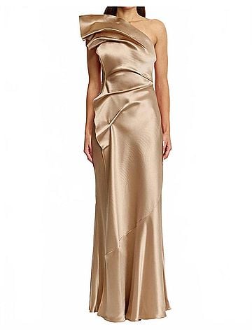 Acler Women's Werona Maxi Dress in Champagne (view 2)