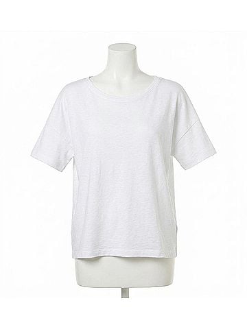 American Vintage Sonoma Loose Tee in Blanc (view 1)