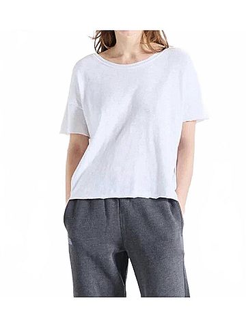 American Vintage Sonoma Loose Tee in Blanc (view 2)