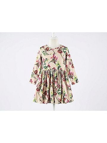 Molo Girl's Charmaine Dress in Multi (view 2)