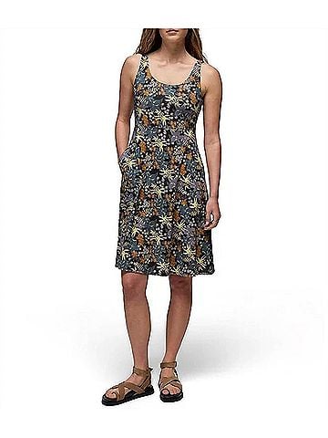 PrAna Corrinne Short Dress in Black Summer Nights (view 2)