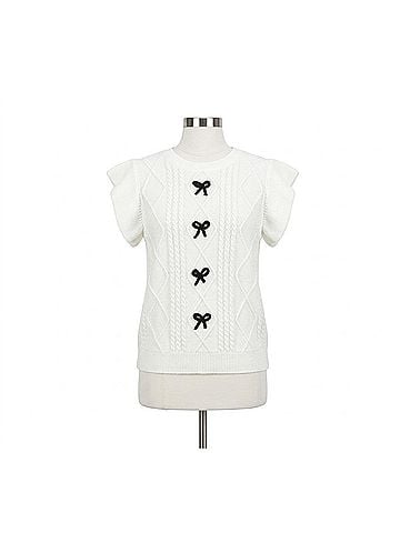 Katydid Collection Allison Sweater in White (view 1)