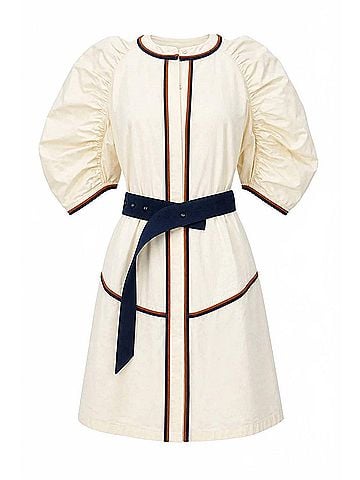 Never A Wallflower Women's Solstice Short Dress in Cream (view 1)