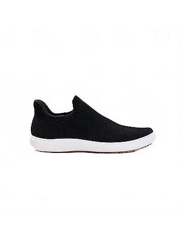 Clarks Women's Nalle Step Slip-On Sneakers in Black Knit (view 1)