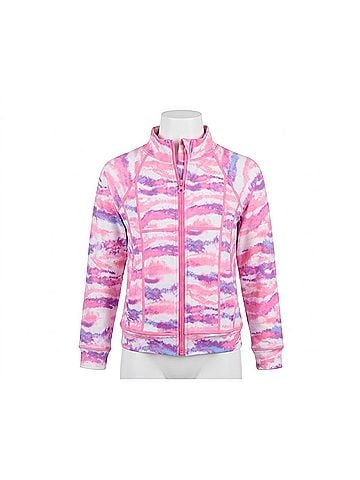 Hatley Girls Candy Ombre Active Jacket 5 Mo in Pink (view 1)