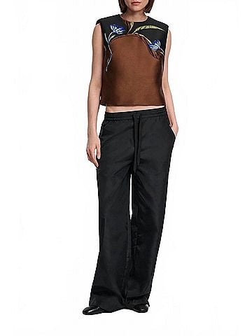 Dorothee Schumacher Sporty Elegance Pants in Pure Black (view 2)