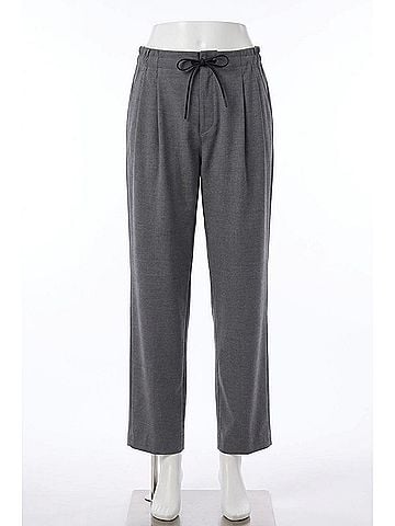 Brunello Cucinelli Women's Tailored Track Trousers Pant in Grey (view 1)