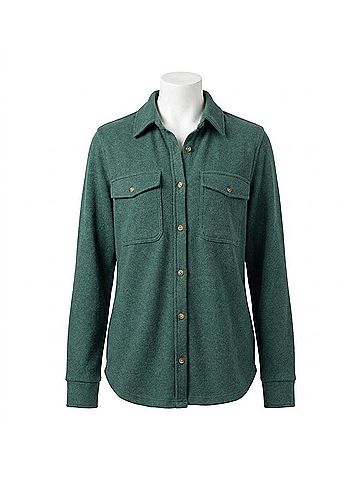 Thread & Supply Cassian Shirt in Pine Heather (view 1)
