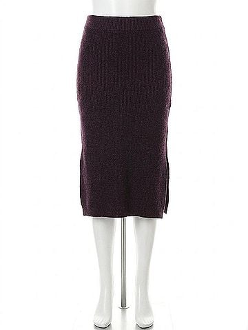 Thread & Supply Dani Skirt in Heather Elderberry (view 1)