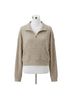 Dylan Brown Hampton Zip Pullover in Heather Oat Size M - photo 1