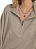Dylan Brown Hampton Zip Pullover in Heather Oat Size M - photo 3