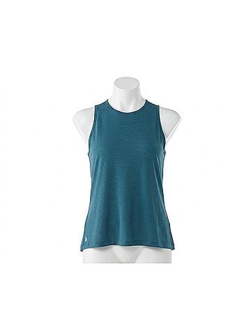 Smartwool Active Ultralite High Neck Tank in Twilight Blue (view 1)