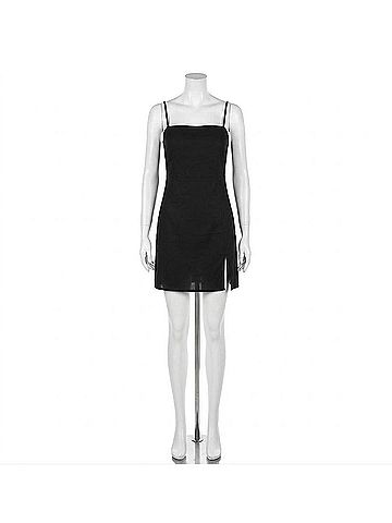 Anemos Nadege Mini Dress in Marine (view 1)