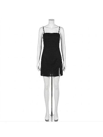 Anemos Nadege Mini Dress in Marine (view 1)