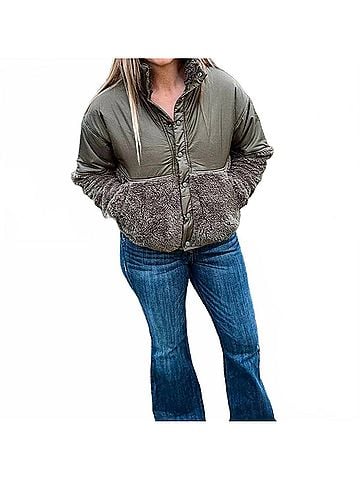 Thread & Supply Women's Delia Jacket in Olive Green (view 2)