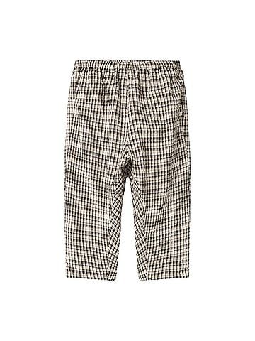 MarMar Copenhagen Kid's Pilot Check Pants in Beige (view 1)