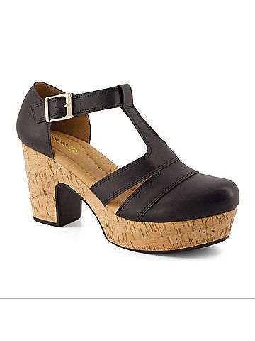 Andrea Women's T-Strap Block Heel Sandal (view 1)