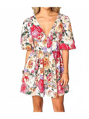 Buddy Love Bonnie Floral Dress in Multi (view 2)