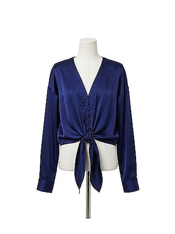 Hutch Kass Long Sleeve Top in Navy (view 1)