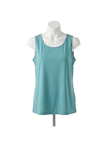 MULTIPLES Trip Tank in Deep Seafoam (view 1)