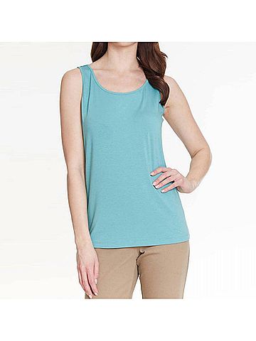 MULTIPLES Trip Tank in Deep Seafoam (view 2)