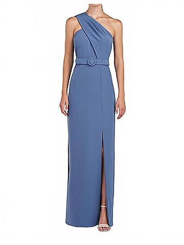 Kay Unger Bowie Gown in Mediterranean Blue (view 2)