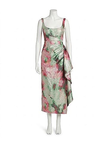 Lela Rose Scoop Neck Florence Sheath Dress in Multicolor (view 1)