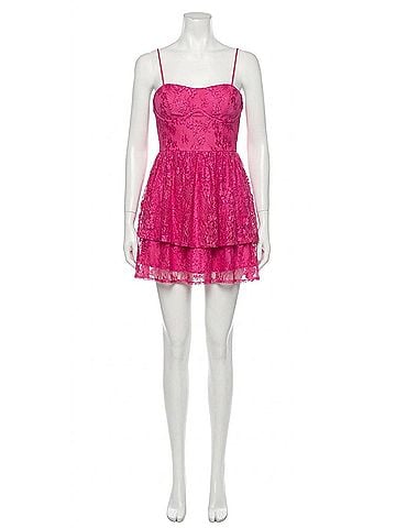 Lovers + Friends Jia Mini Dress in Electric Pink (view 1)