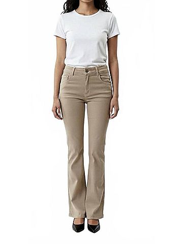 Bianco Camila Long Pants in Sand (view 2)