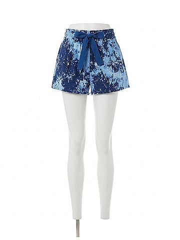 Silvia Tcherassi Giorgio Short in Indigo (view 1)