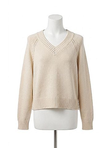 Z Supply Stratton V-Neck Sweater in Sandstone (view 1)
