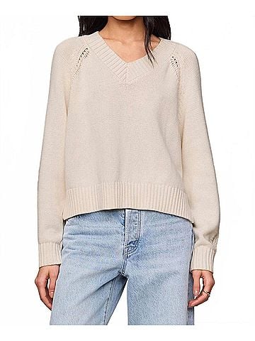 Z Supply Stratton V-Neck Sweater in Sandstone (view 2)