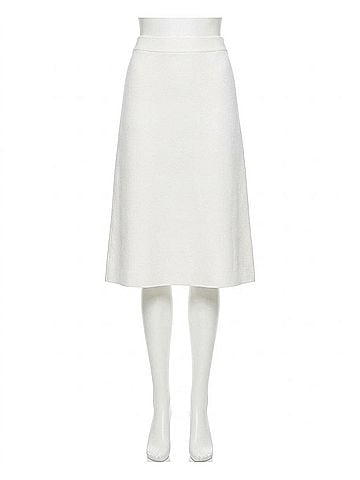 Dorothee Schumacher Cotton Coolness Skirt in Eggshell (view 1)