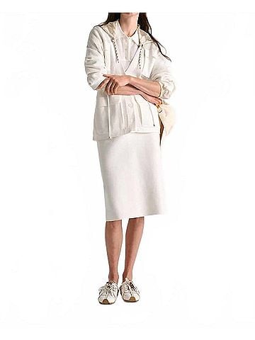 Dorothee Schumacher Cotton Coolness Skirt in Eggshell (view 2)