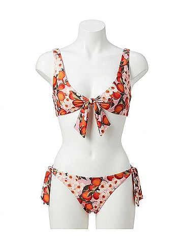 Borgo De Nor Bow Tie Top in Belisama Pink (view 1)