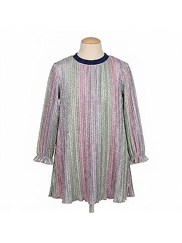 Billie Blush Kids' Pleated Dress 2 Mo in Multicolor (view 1)