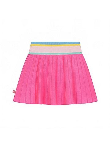 Billie Blush Girl's Knitted Mini Skirt in Pink (view 1)