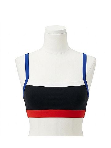 Splits 59 Monah Rigor Bra in Black/Cobalt (view 1)