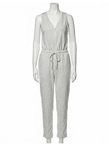 Ariella Scuba Sleeveless Jumpsuit in Heather (view 1)