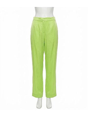 Mara Hoffman Marella Straight Leg Pants in Chartreuse (view 1)