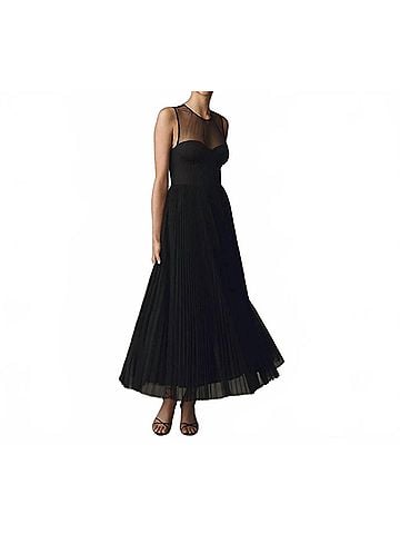 Hutch Women's Donya Pleated Gown in Black (view 2)