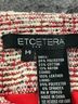 Etcetera Tweed Red Etcetera Coat Size 14 - photo 5