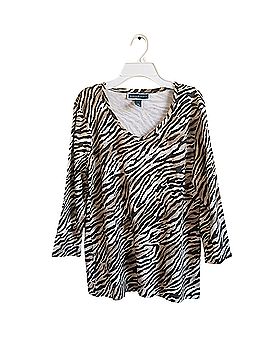 Karen Scott Long Sleeve Top (view 1)
