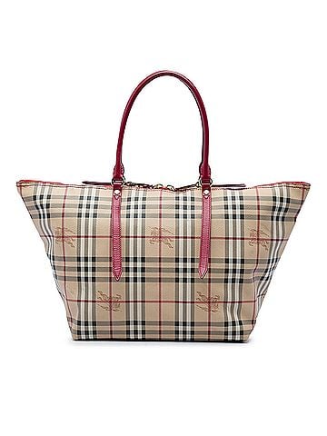 Burberry Medium Haymarket Check Coated Canvas Salisbury Tote (view 1)
