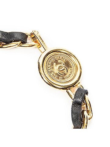 Chanel CC Leather Chain Belt (view 2)