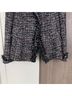 Mcginn Tweed Black White Burgundy Jacket Size 8 - photo 4