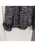 Mcginn Tweed Black White Burgundy Jacket Size 8 - photo 11