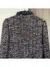 Mcginn Tweed Black White Burgundy Jacket Size 8 - photo 9