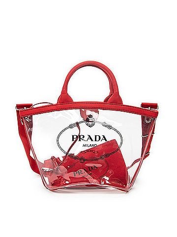 Prada Vinyl Logo Tote (view 1)