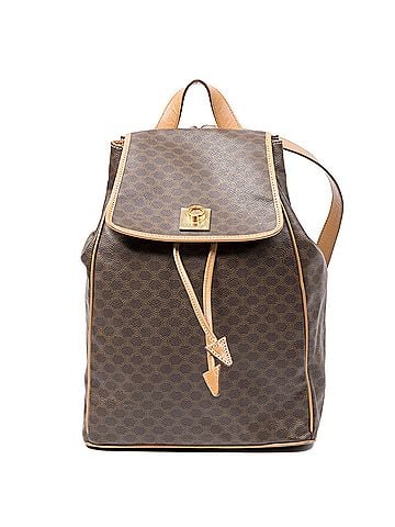 Céline Vintage Flap Drawstring Backpack (view 1)